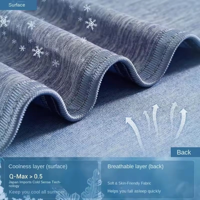 Adult and children's hot sleep cooling blanket summer air conditioning cooling blanket double-layer design cooling blanket