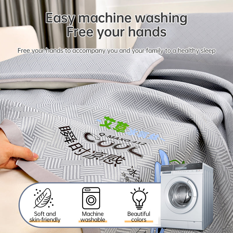 600D Carbon Fiber Summer Mat, Natural Ice Vine Cooling Mat, Can, Naked-sleep Cool Mattress, Pillowcase